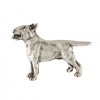 Bull Terrier - pin (silver plate) - 2632 - 28609