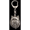 Cairn Terrier - keyring (silver plate) - 1880 - 13233