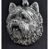 Cairn Terrier - necklace (silver chain) - 3321 - 33794
