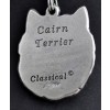Cairn Terrier - necklace (silver cord) - 3199 - 32672