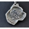 Cane Corso - necklace (silver plate) - 2899 - 30576