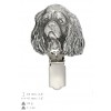 Cavalier King Charles Spaniel - clip (silver plate) - 2558 - 27907