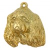 Cavalier King Charles Spaniel - keyring (gold plating) - 2424 - 27076