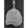 Cavalier King Charles Spaniel - keyring (silver plate) - 1796 - 11898