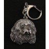 Cavalier King Charles Spaniel - keyring (silver plate) - 71 - 9324