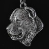 Central Asian Shepherd Dog - necklace (silver chain) - 3342 - 33922