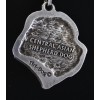 Central Asian Shepherd Dog - necklace (silver chain) - 3342 - 33923