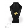 Cesky Terrier - necklace (gold plating) - 1721 - 31401