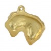 Cesky Terrier - necklace (gold plating) - 1721 - 31404