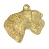 Cesky Terrier - necklace (gold plating) - 3075 - 31652
