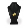 Cesky Terrier - necklace (gold plating) - 3075 - 31654