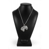 Cesky Terrier - necklace (silver chain) - 3374 - 34640