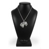 Cesky Terrier - necklace (silver cord) - 3252 - 33401