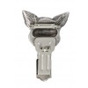 Chihuahua - clip (silver plate) - 2566 - 27980