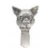Chihuahua - clip (silver plate) - 297 - 26432