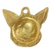 Chihuahua - keyring (gold plating) - 2439 - 27148