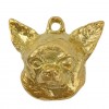 Chihuahua - keyring (gold plating) - 2439 - 27149