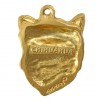 Chihuahua - keyring (gold plating) - 2443 - 27168