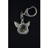 Chihuahua - keyring (silver plate) - 2067 - 17706