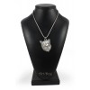 Chihuahua - necklace (silver cord) - 3233 - 33364