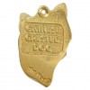 Chinese Crested - keyring (gold plating) - 815 - 25110