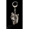 Chinese Crested - keyring (silver plate) - 2148 - 19893