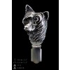 Chinese Crested - keyring (silver plate) - 2258 - 22833