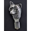 Chinese Crested - keyring (silver plate) - 2258 - 22830