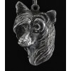Chinese Crested - necklace (silver cord) - 3177 - 32583