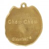 Chow Chow - keyring (gold plating) - 787 - 29113