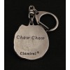 Chow Chow - keyring (silver plate) - 2122 - 19234