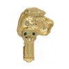 Dachshund - clip (gold plating) - 2589 - 28231