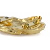 Dachshund - clip (gold plating) - 2617 - 28465