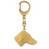 Dachshund - keyring (gold plating) - 807 - 25083