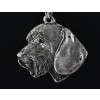 Dachshund - necklace (silver cord) - 3202 - 32683