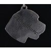 Dachshund - necklace (silver cord) - 3202 - 32684