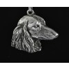 Dachshund - necklace (silver plate) - 2949 - 30774