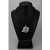 Dachshund - necklace (silver plate) - 2984 - 30914