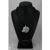 Dachshund - necklace (silver plate) - 2984 - 30917