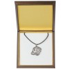 Dachshund - necklace (silver plate) - 2984 - 31127