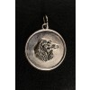 Dachshund - necklace (silver plate) - 3431 - 34888