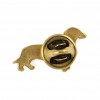Dachshund - pin (gold plating) - 1064 - 7825