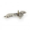 Dachshund - pin (silver plate) - 456 - 25931
