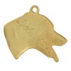 Dalmatian - keyring (gold plating) - 784 - 29102
