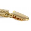 Doberman pincher - clip (gold plating) - 1020 - 26634