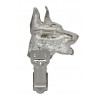 Doberman pincher - clip (silver plate) - 253 - 26250