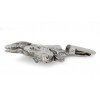 Doberman pincher - clip (silver plate) - 253 - 26251