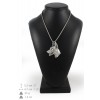 Doberman pincher - necklace (silver chain) - 3294 - 34328