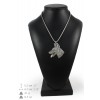 Doberman pincher - necklace (silver chain) - 3381 - 34651