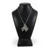 Doberman pincher - necklace (silver chain) - 3381 - 34652